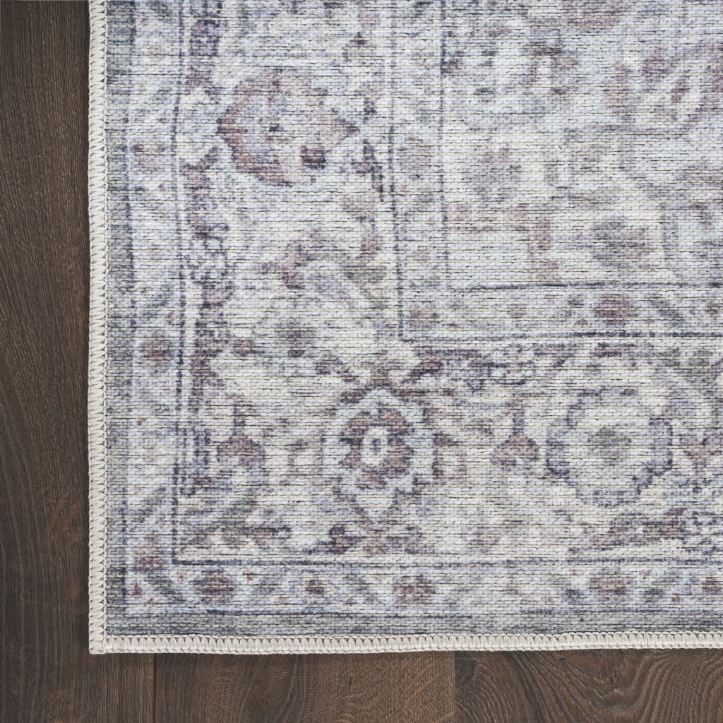 Nurim Power Loomed Distressed Floral Area Rug By HomeRoots - 8' Runner