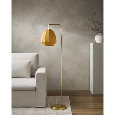 Livabliss Nokomis Modern Task Floor Lamp - 62"H x 15"W x 12"D
