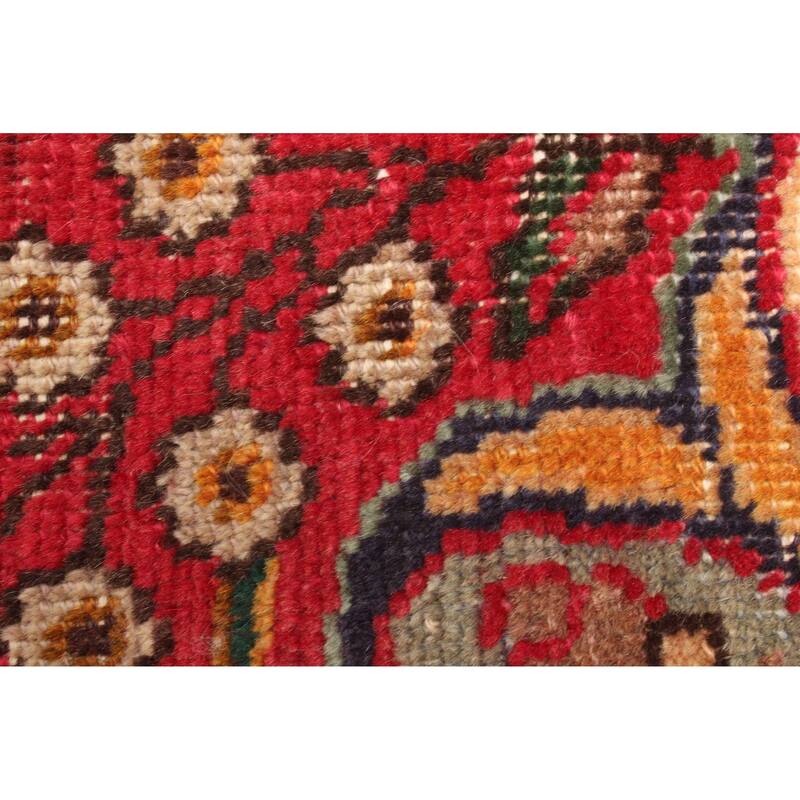 ECARPETGALLERY Hand-knotted Andelz Red Wool Rug - 4'6 x 6'7