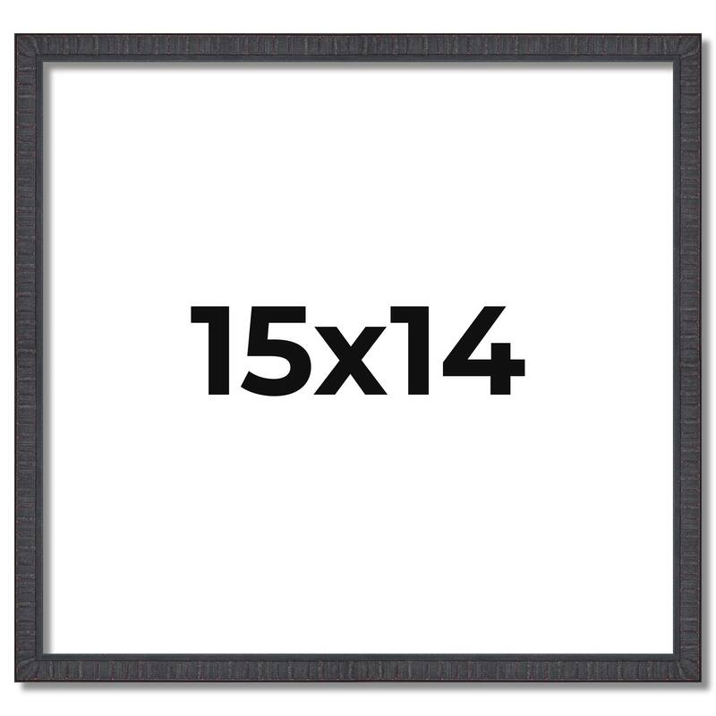 15x14 Frame Brown Picture Frame - Complete Modern Photo Frame Includes