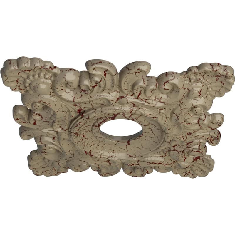 18"W x 18"H x 3 1/4"ID x 1 1/2"P Crawley Ceiling Medallion