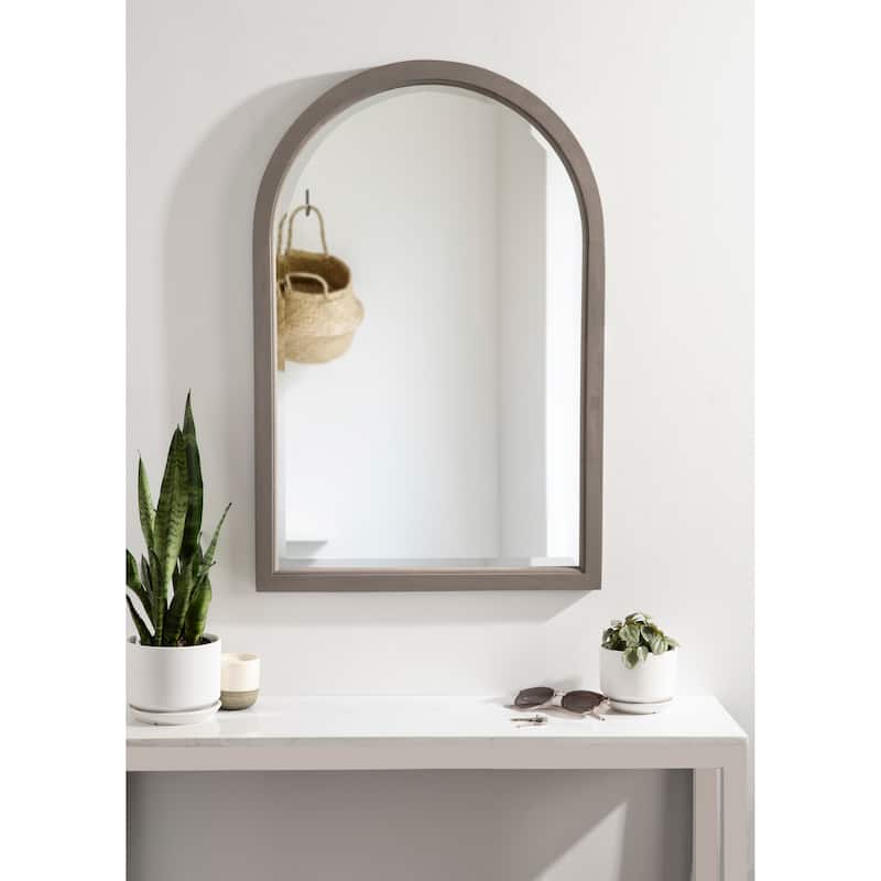 Kate and Laurel Hogan Wood Framed Arch Mirror