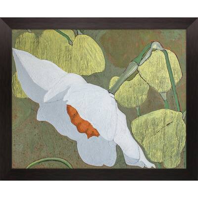 Floral Shade Framed Art Giclee Not Glass - Multi-Color