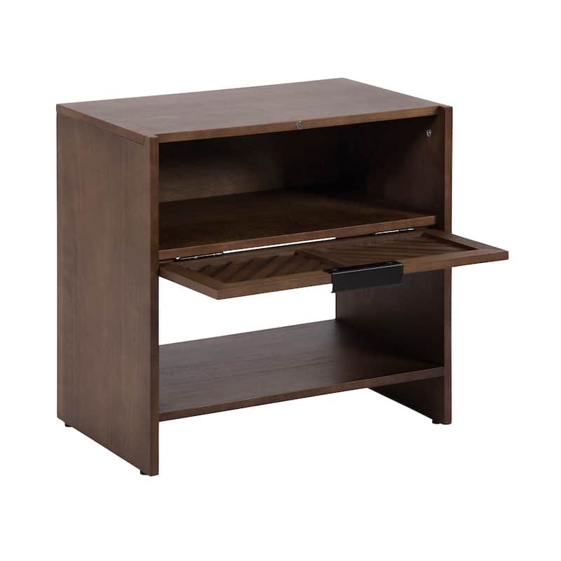Kate and Laurel Mezzeta Wood Side Table