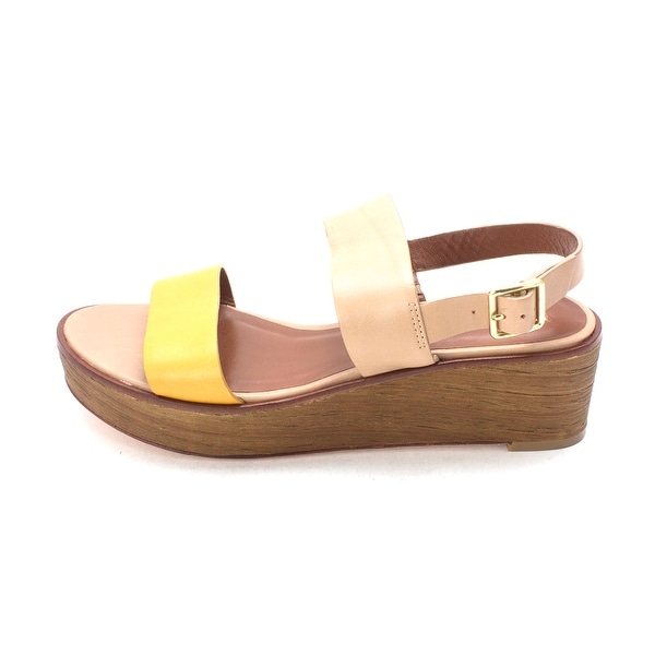 Cole Haan Womens 14A4120 Open Toe Casual Platform Sandals Gold Size 60 Cole Haan Womens 14A4120 Open Toe Casual Platform Sandals Gold Size 60