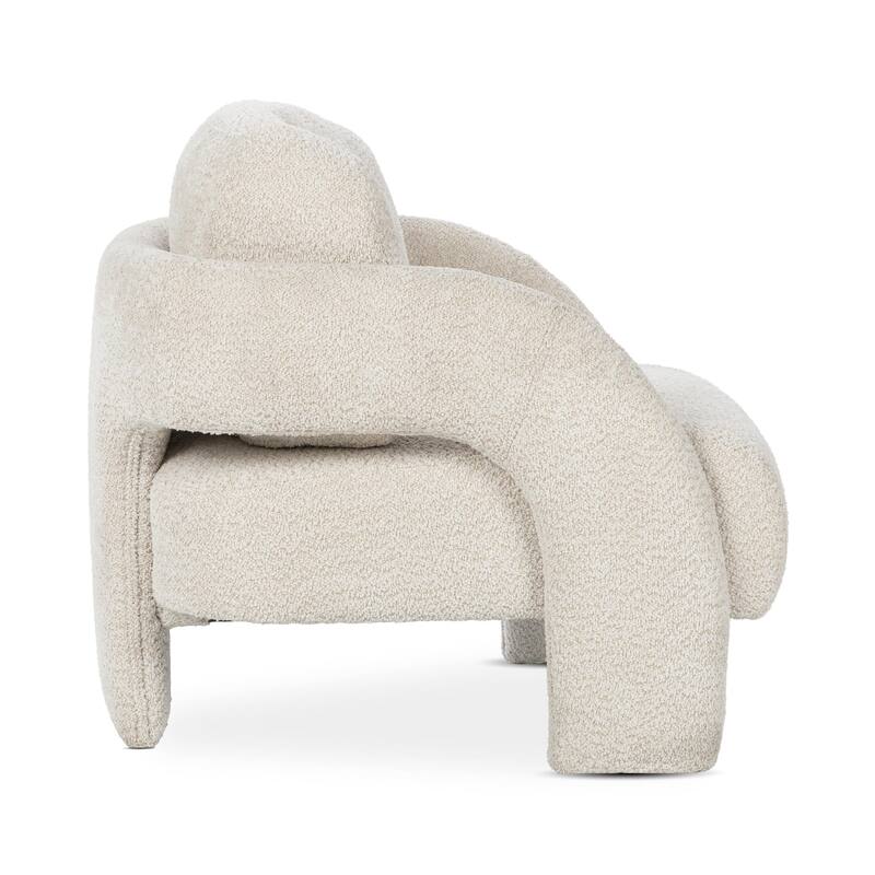 Classic Home Salino Upholstered Fabric Lounge Accent Chair