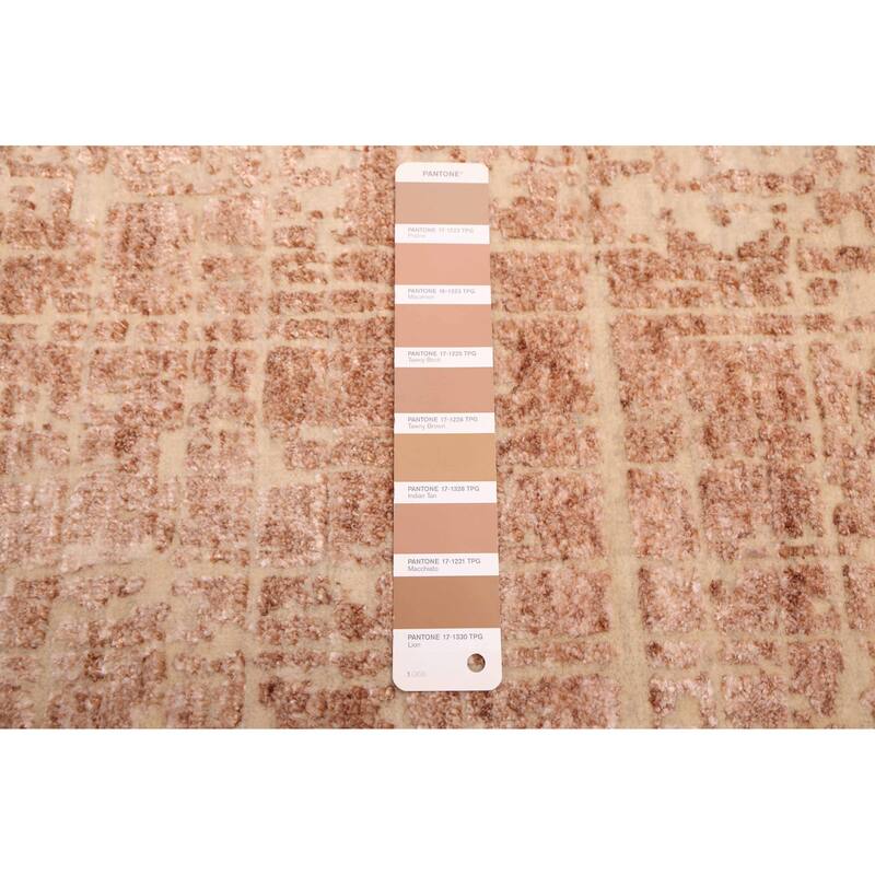 ECARPETGALLERY Hand-knotted Legacy Brown Silk, Wool Rug - 2'6 x 10'0