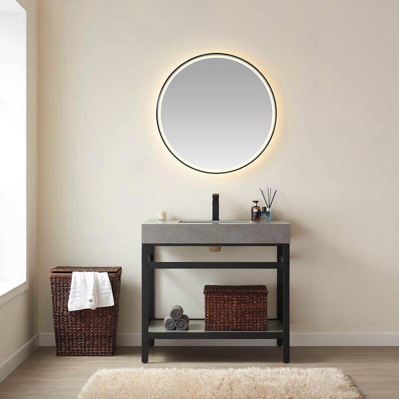 Miseno MV702536 Funes 36" Free Standing Single Basin Vanity Set with