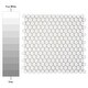 SomerTile 12x12.63-inch Penny Glossy White Porcelain Mosaic Floor and Wall Tile (10 tiles/10.74 sqft.) - Thumbnail 2