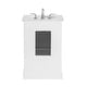 preview thumbnail 3 of 9, Elegant Lighting VF15024WH Americana 24" Free Standing Single Basin
