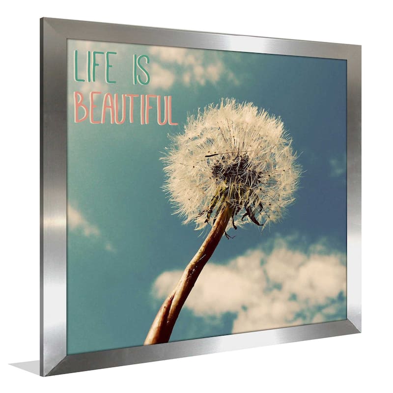 "Life is Beautiful (Square)" Print on Acrylic