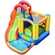 preview thumbnail 3 of 11, Inflatable Water Slide Bounce House with Pool and Cannon Without Blower - 9' x 10.5' x 7' (L x D x H)