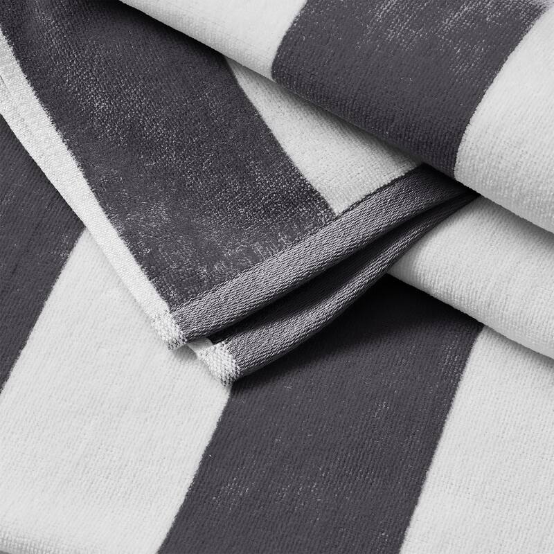 Linery & Co. Cotton Stripe Beach Towel, 4 Pack - 30" x 60"