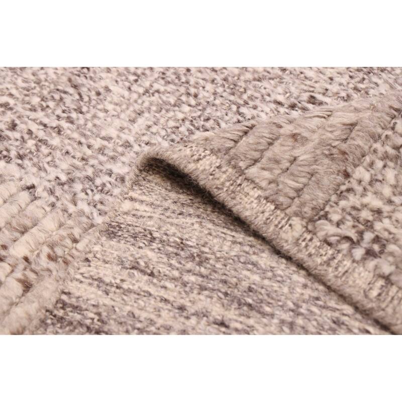 ECARPETGALLERY Hand-knotted Looma Grey, Taupe Wool Rug - 8'2 x 10'3