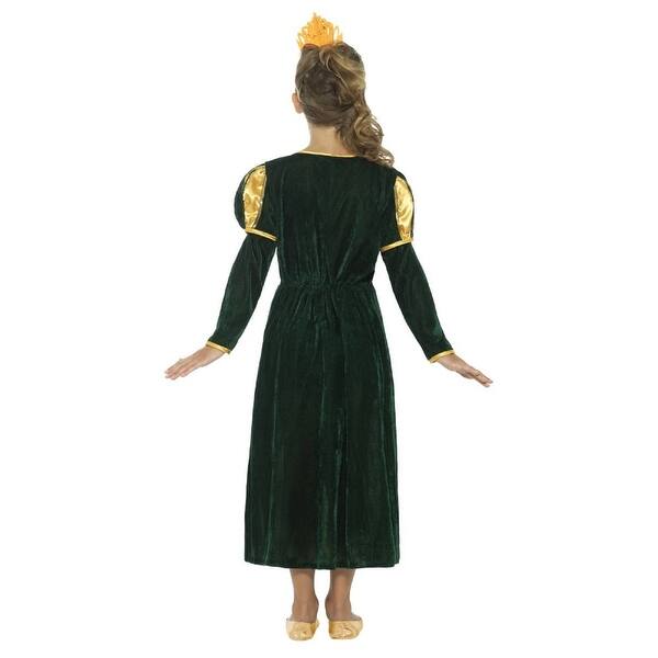 Shop 42 5 Green And Gold Medieval Princess Girl Child Halloween