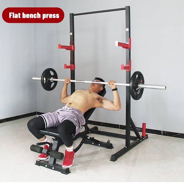 Multifunctional Pull-up Region Squat Rack Power Cage Barbell Rack Home ...