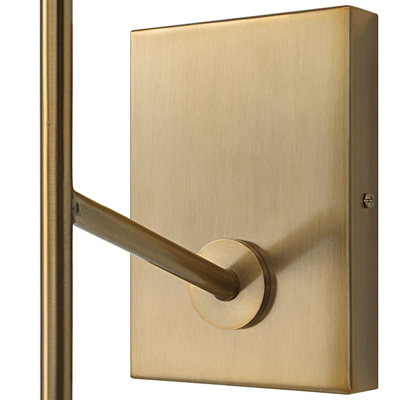 Uttermost Telesto 1 Light Brass Sconce - 22"H x 5"W x 7"D