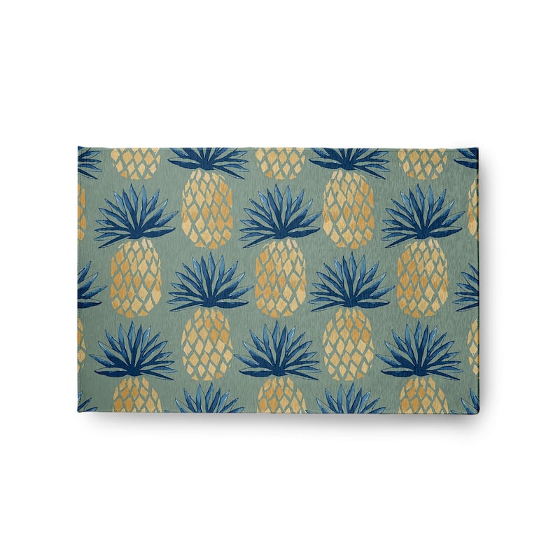Pineapple Stripes Indoor/Outdoor Rug - Sage - 2' x 3'