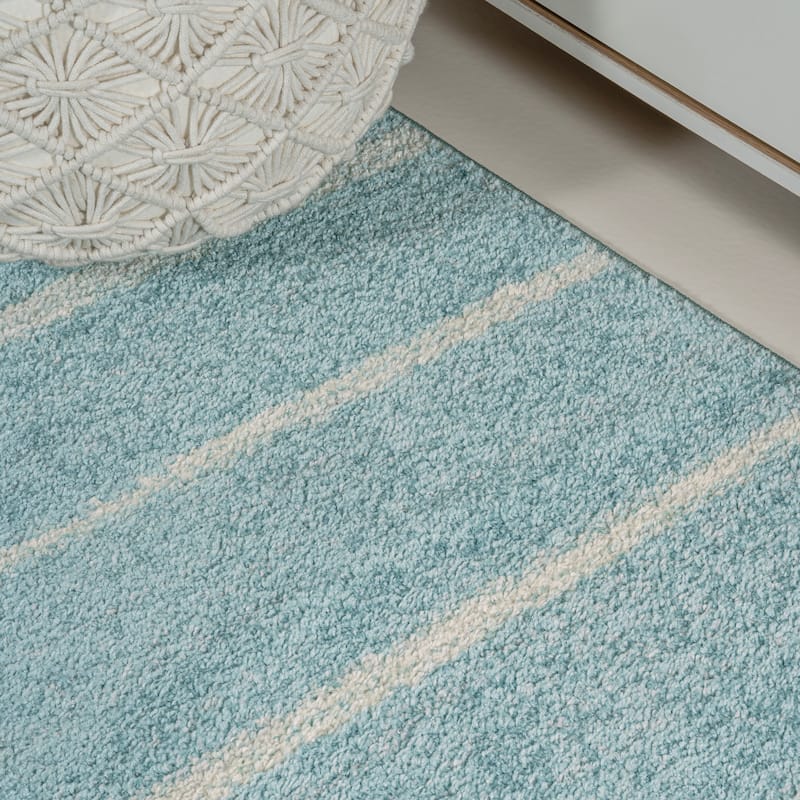 JONATHAN Y Alia Minimalist Stripe Area Rug