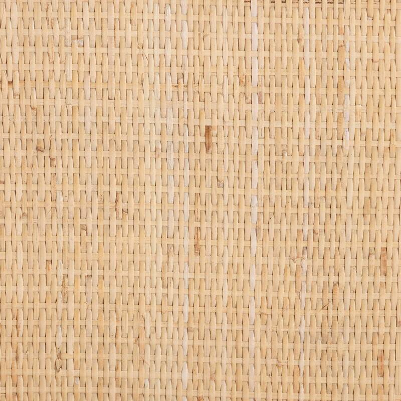 Molina Natural Rattan Wine Cart - 2-Tier Beverage Trolley with Wheel and Bottle Holders, Tropical Coastal Style Furniture