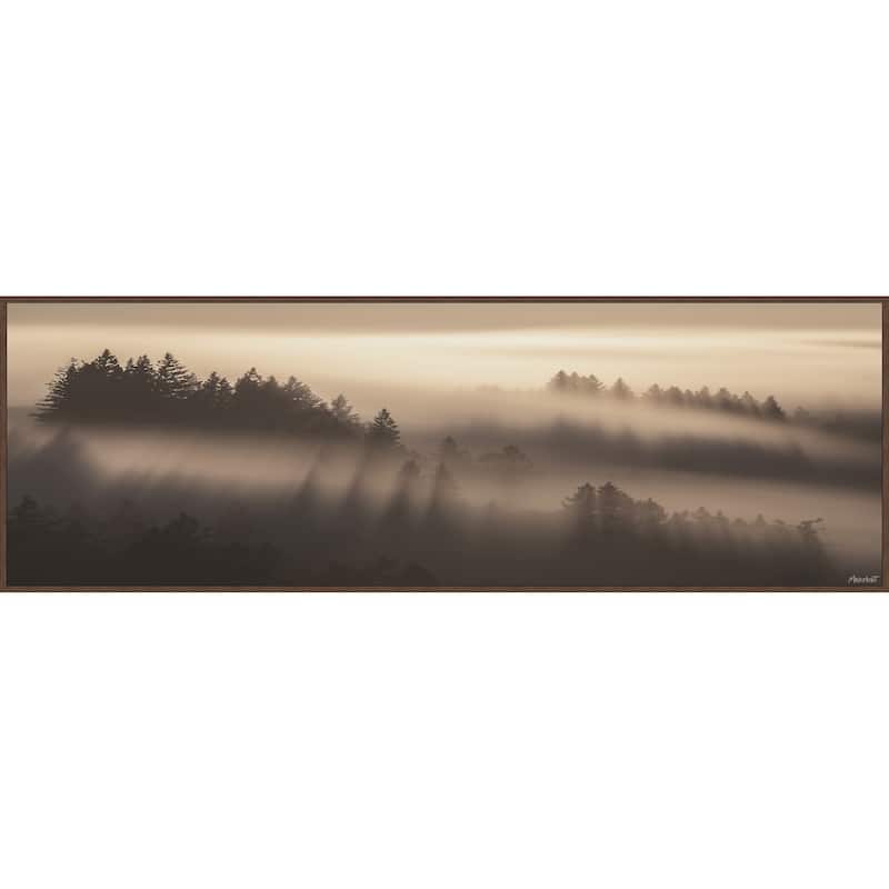 Nature's Heart Floater Framed Print on Canvas