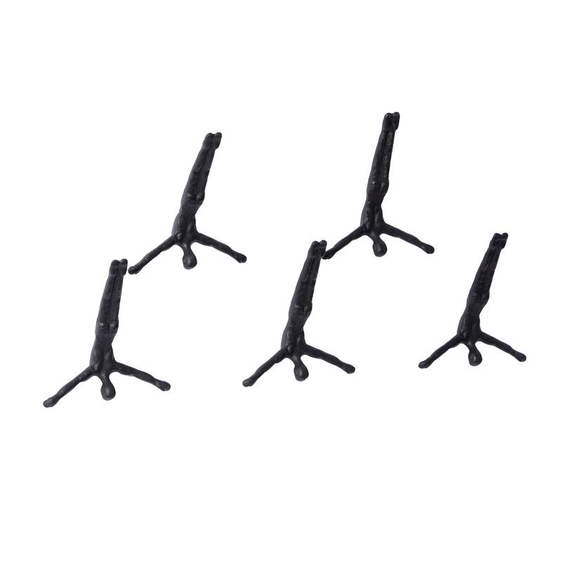 Aluminum Divers People Wall Decor (Set of 5)