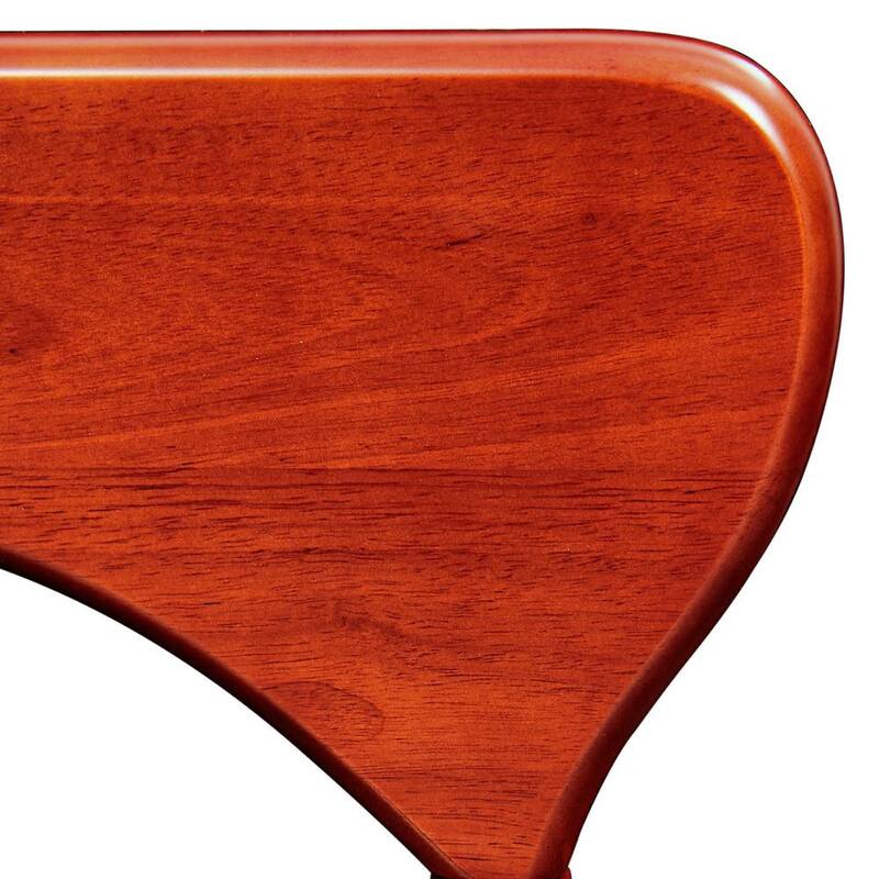 Triangle Glass Coffee Table with Solid Wood Base for Living Room