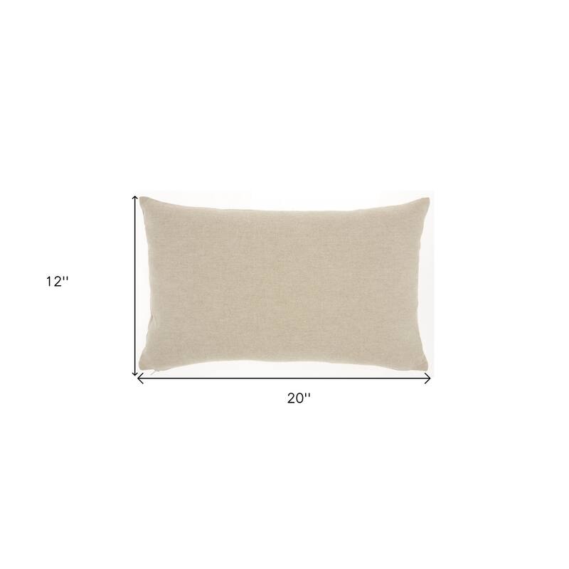 HomeRoots 12" X 20" Rose Gold and White Metallic and Cowhide Throw Pillow