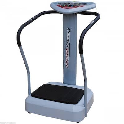 500 W Whole Body Vibration Crazy Fit Massage Plate Machine - Grey - 26.77" x 22.83" x 47.24"