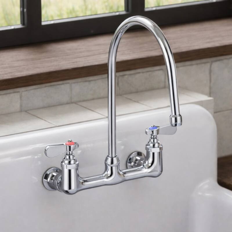 Whitehaus Collection Heavy Duty Wall Mount Utility Faucet
