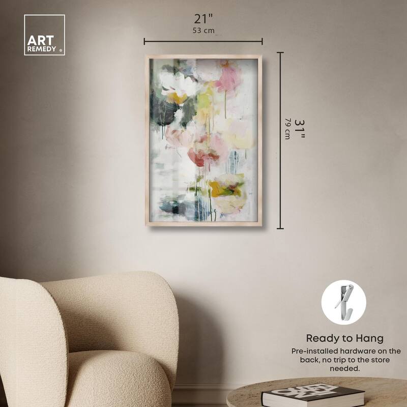 Dripping Colors III Shadowbox by Art Remedy