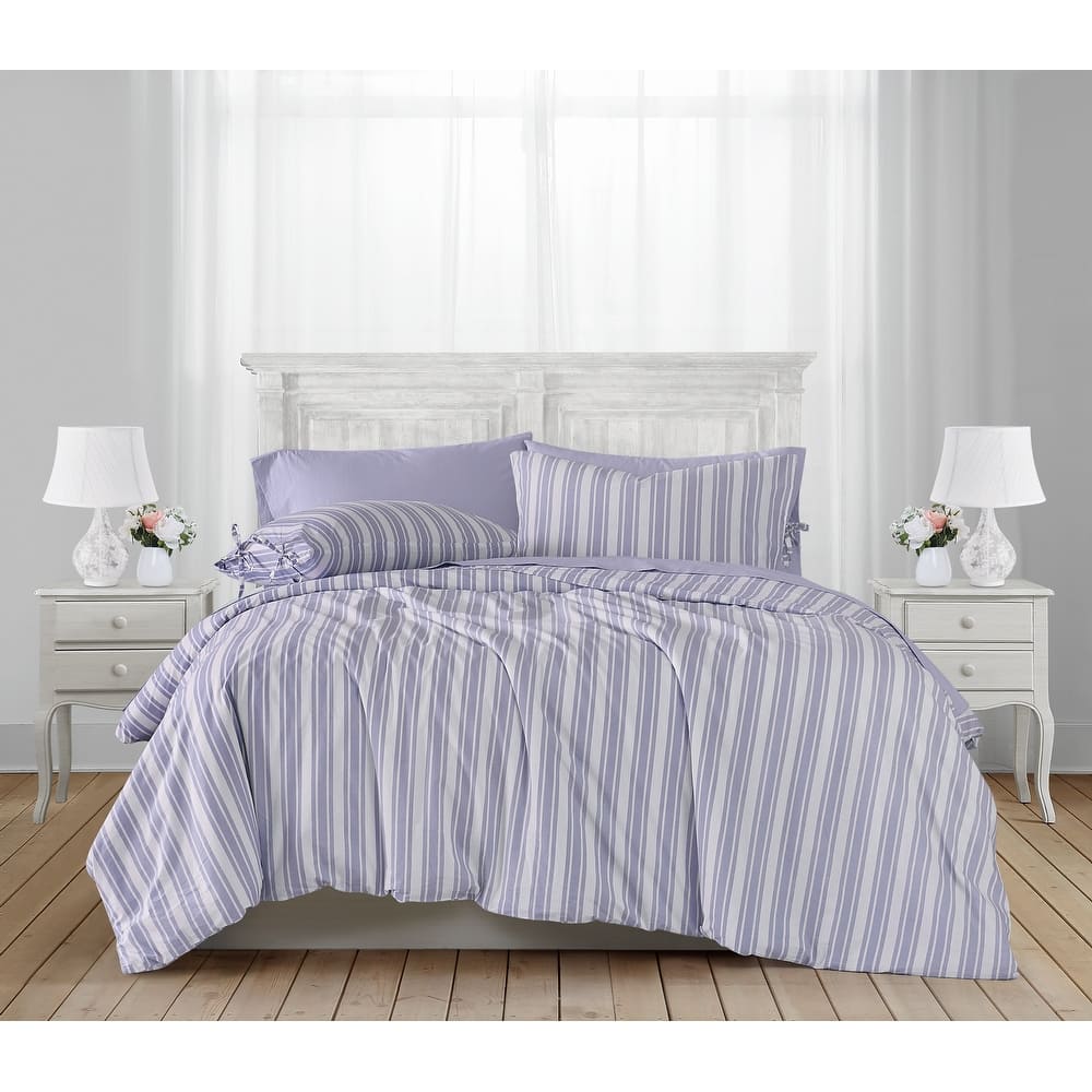 The Farmhouse by Rachel Ashwell Wide Ticking Stripe 3 Piece Duvet Cover Set