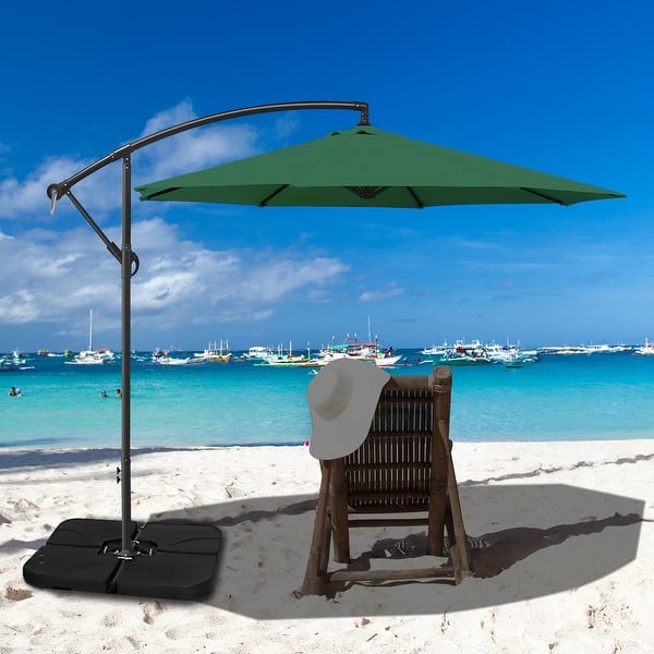 10' patio umbrella replacement canopy 10x10 ft. Cantilever for 8 Ribs Square Offset Umbrella 1005648306 YOUGE OUTDOOR 10 Feet Patio