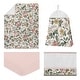 preview thumbnail 2 of 4, Sweet Jojo Designs Vintage Floral Boho Girl 4pc Nursery Crib Bedding Set - Blush Pink Yellow Green White Shabby Chic Farmhouse