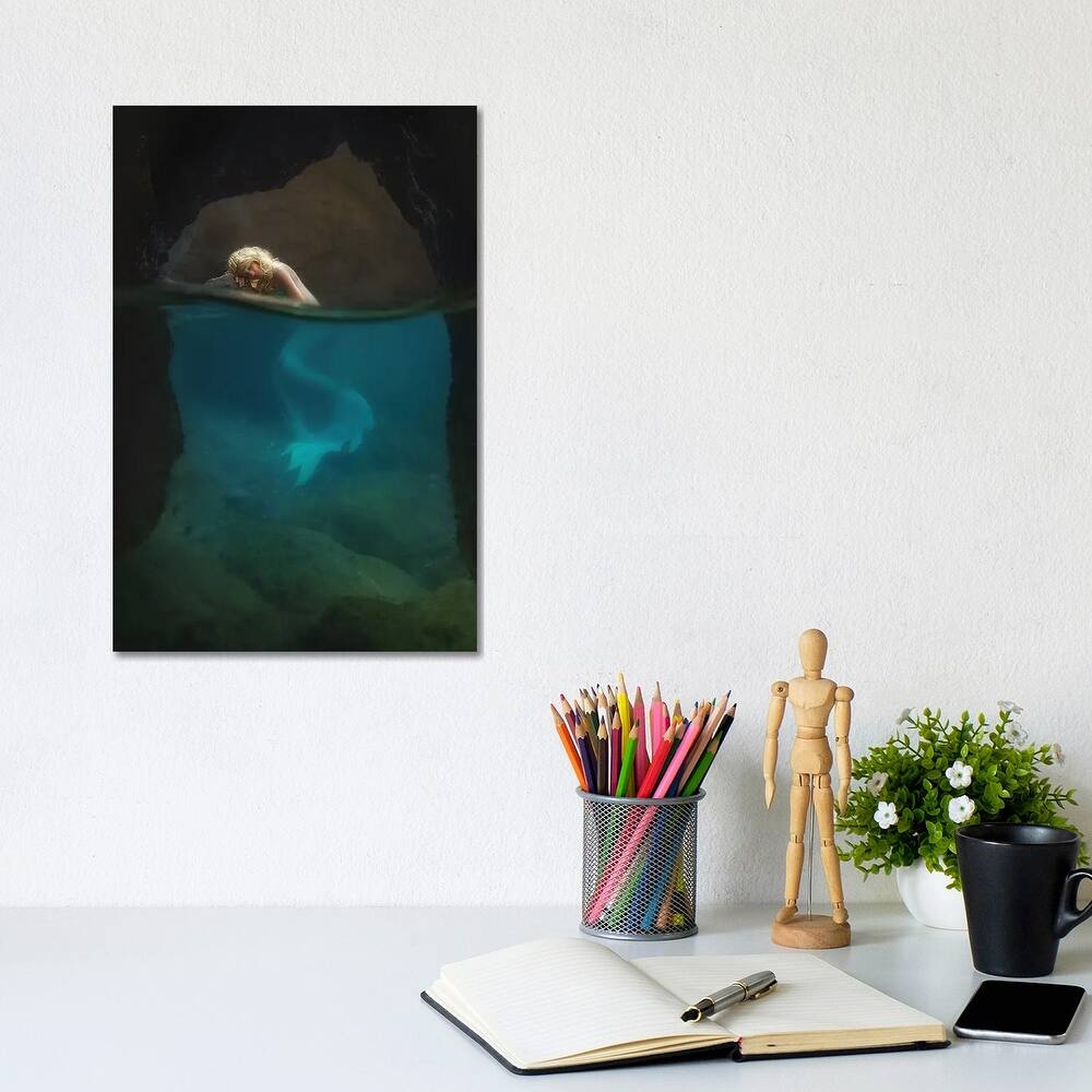 iCanvas "The Rest Of The Mermaid" by Paolo Lazzarotti Canvas Print