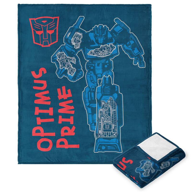 Hasbro Transformers Silk Touch Throw Blanket