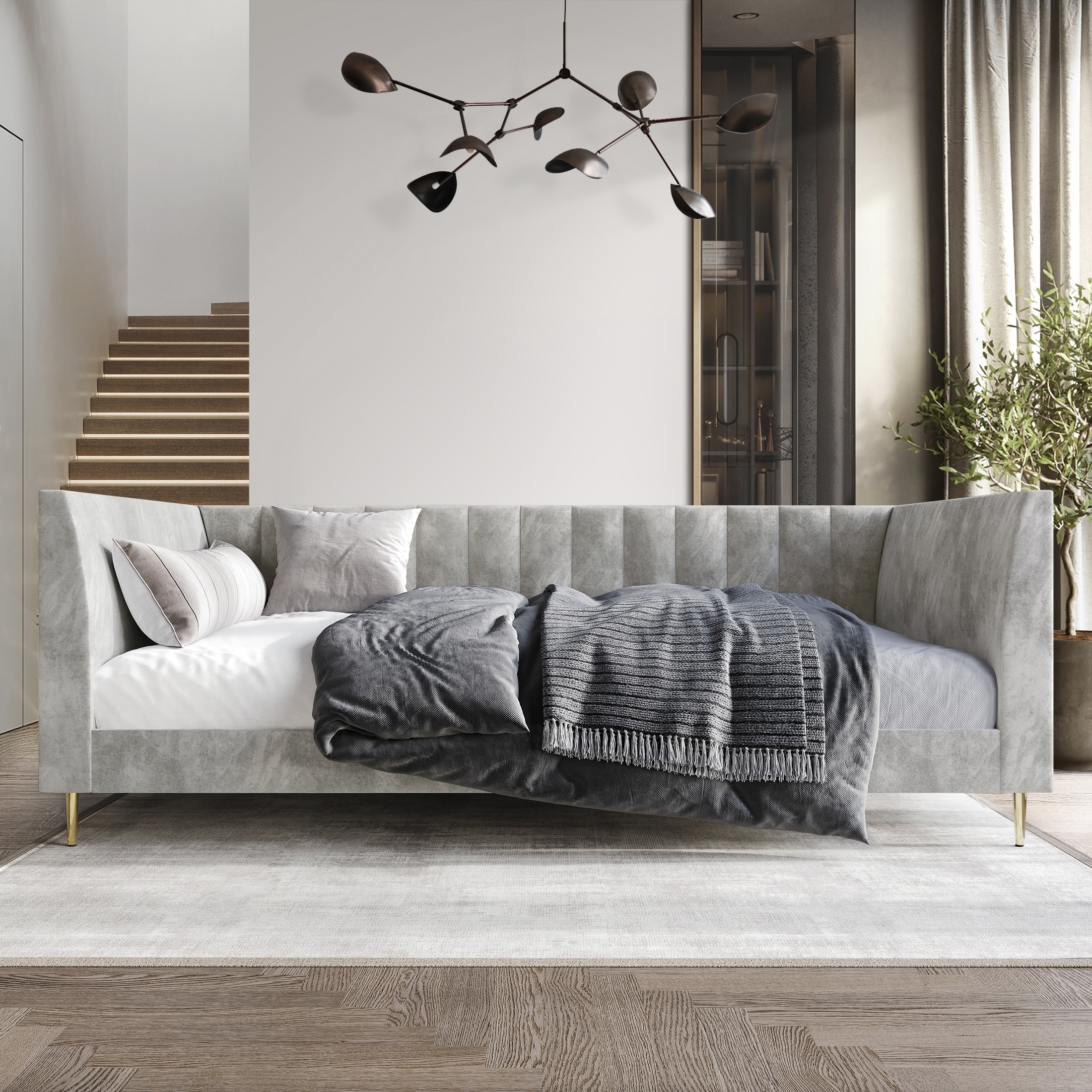 CraftPorch Luxury Twin Size Upholstered Daybed