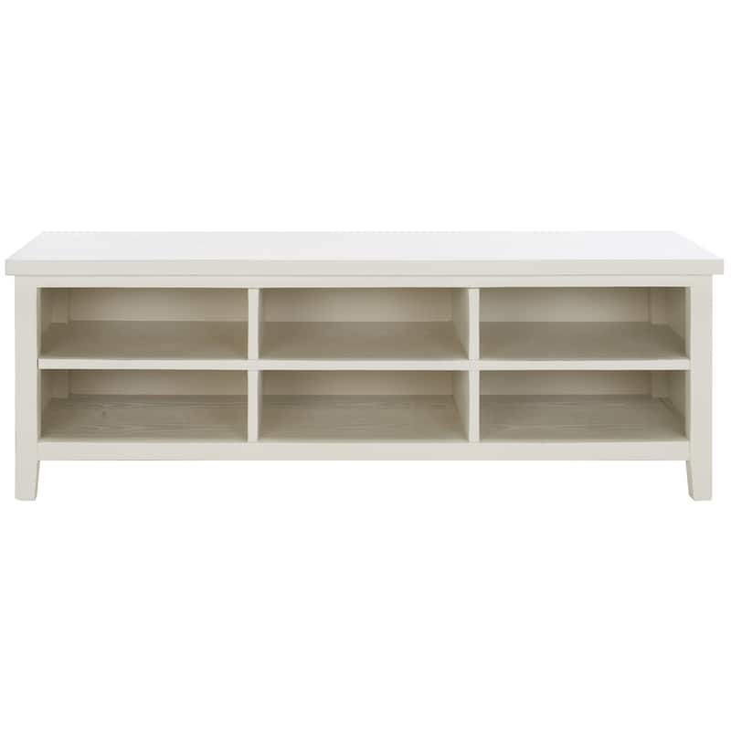 SAFAVIEH Steinunn White Bookshelf - 51.2" x 15.8" x 17.7" - 51Wx16Dx18H