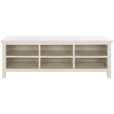 SAFAVIEH Steinunn White Bookshelf - 51.2" x 15.8" x 17.7" - 51Wx16Dx18H