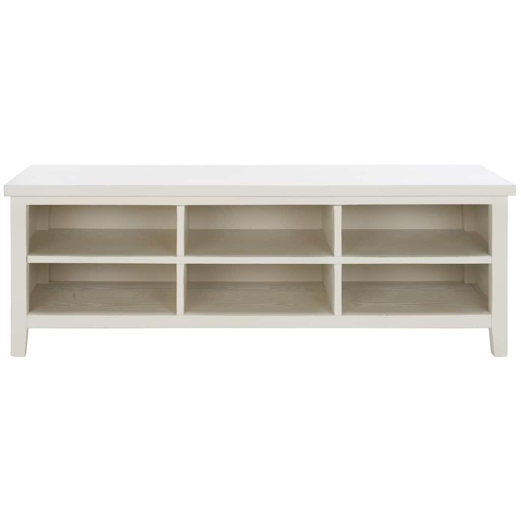 SAFAVIEH Steinunn White Bookshelf - 51.2" x 15.8" x 17.7" - 51Wx16Dx18H