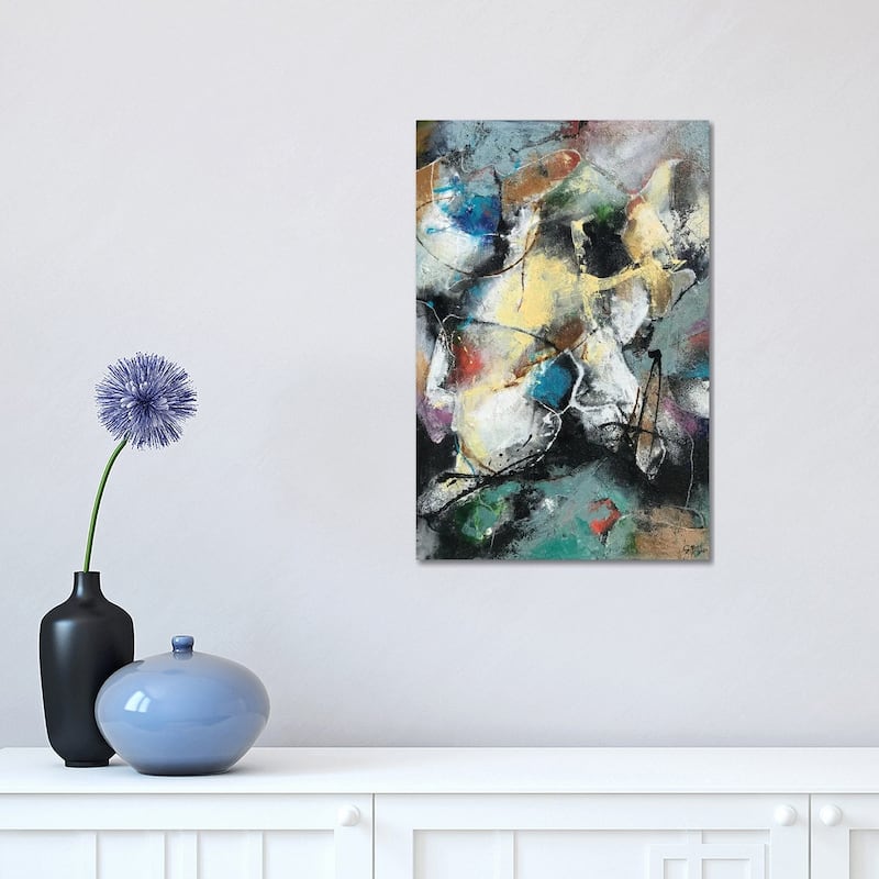 iCanvas "Scratch Horizon" by Dong Su Canvas Print - 18x12x1.5