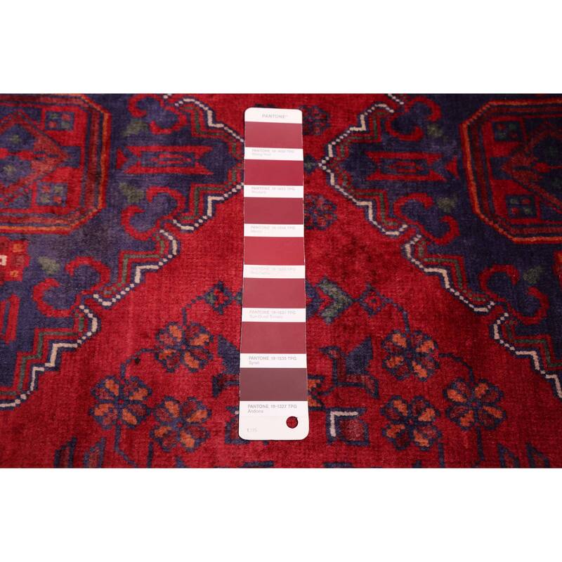 ECARPETGALLERY Hand-knotted Finest Khal Mohammadi Red Wool Rug - 2'10 x 12'2