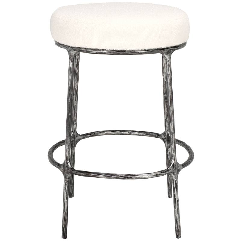 SAFAVIEH Couture Christella 26-inch Counter Stool (Fully Assembled) - 21.3 In. W x 21.3 In. D x 26 In. H - 21Wx21Dx26H