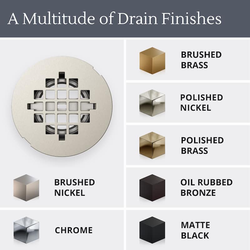 DreamLine DN09X02R SlimLine 2" Round Shower Drain