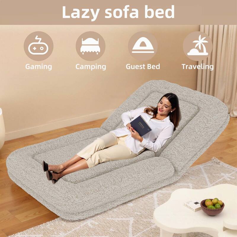 Folding Sofa Chair with 5 Adjustable Positions,Floor Lounge for Gaming,Meditation,and Relaxation