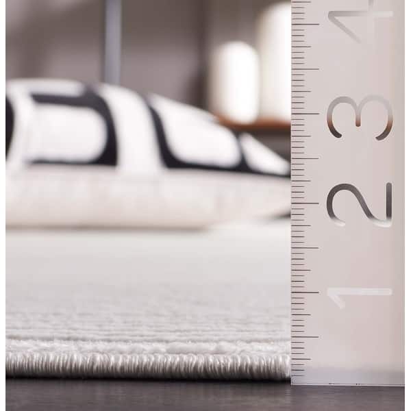 dimension image slide 1 of 2, SAFAVIEH Saylor Gustel Modern Geometric Rug