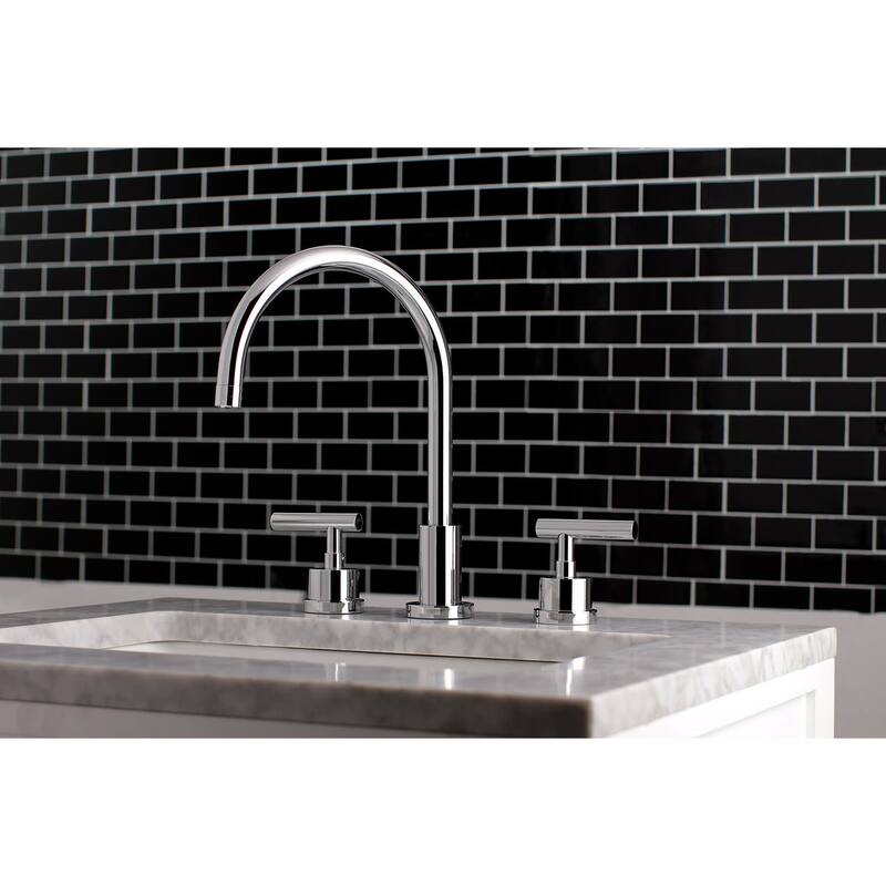 Kingston Brass Manhattan 1.2 GPM Widespread Bathroom Faucet with