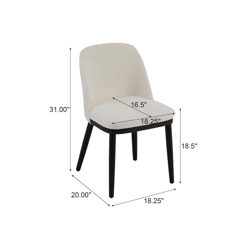 Aviana Fabric Upholstered Dining Chairs (Set of 2) by Christopher Knight Home