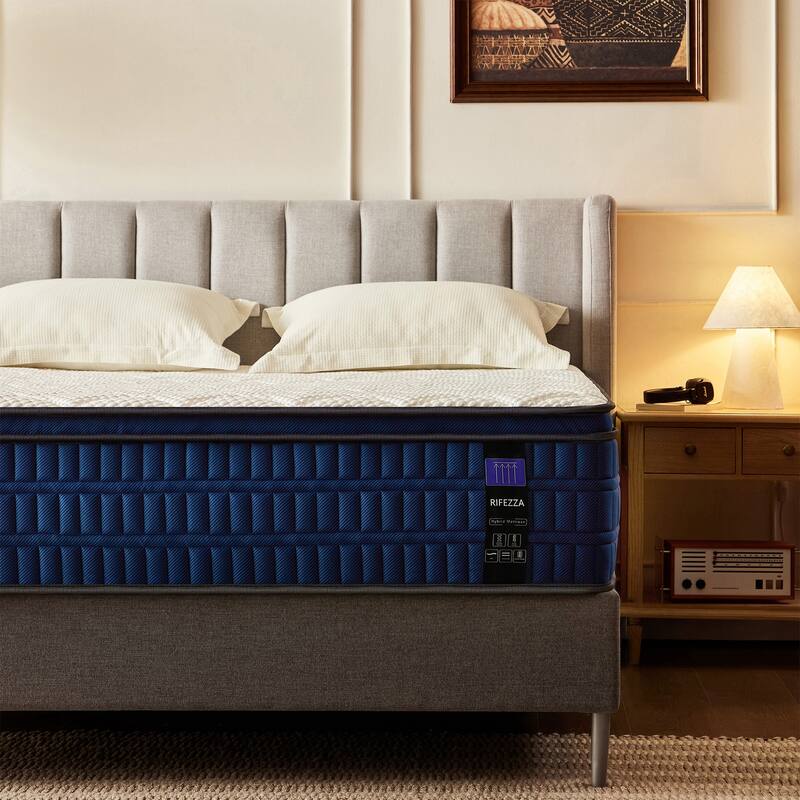 14 inch Hybrid Mattress Medium-Firm Gel Memory Foam Fiberglass-Free