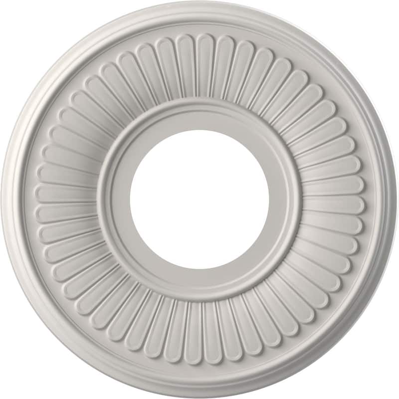 3 1/2" Inside Diameter - Berkshire Thermoformed PVC Ceiling Medallion